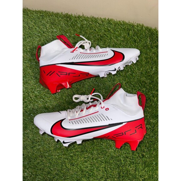 Nike Vapor Edge Pro 360 2 TB Football Cleats Mens Size 10.5 White University Red main image 7